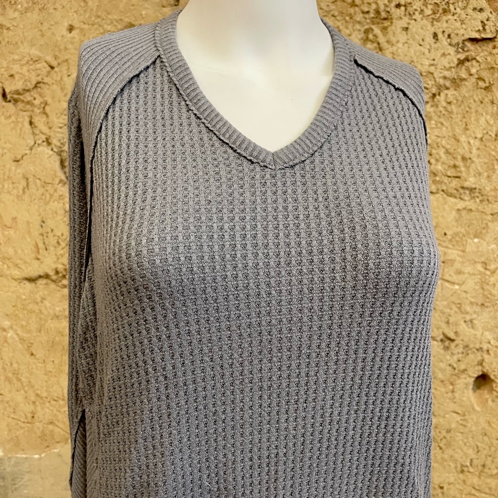 waffle knit tunic